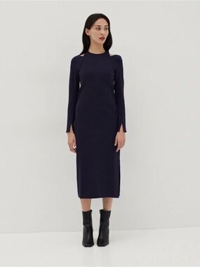 Love Bonito Londyn Cold Shoulder Column Dress Size M